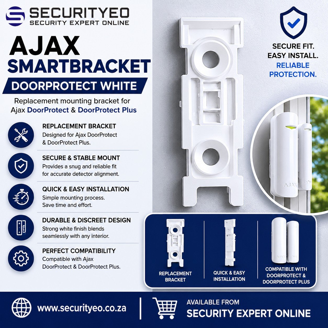 Ajax SmartBracket DoorProtect White - Image 2