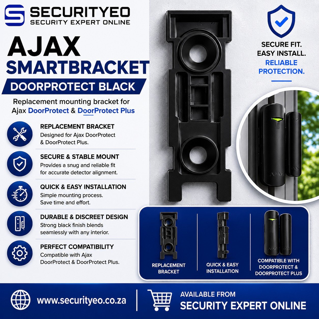Ajax SmartBracket DoorProtect Black - Image 2