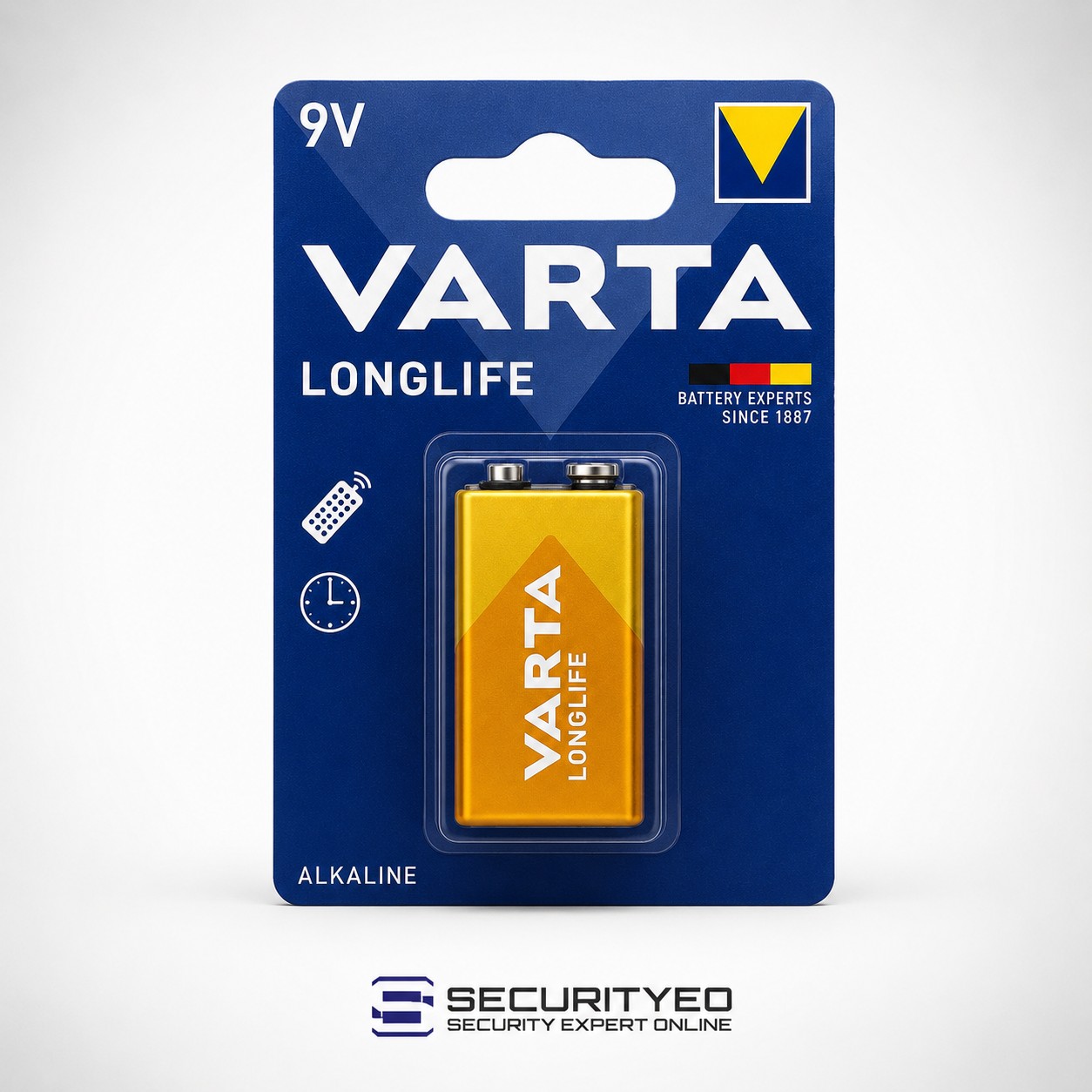 Varta 9V-C1 Long Life alkaline battery (Gold)