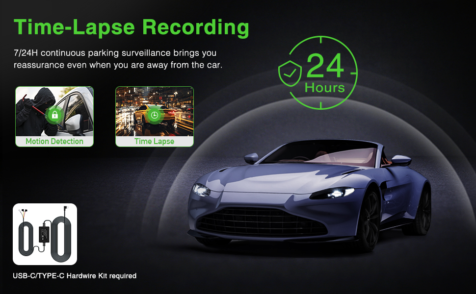 BNETA F300 DashCam 24-Hour Parking Monitor Hardwire Kit - Image 5