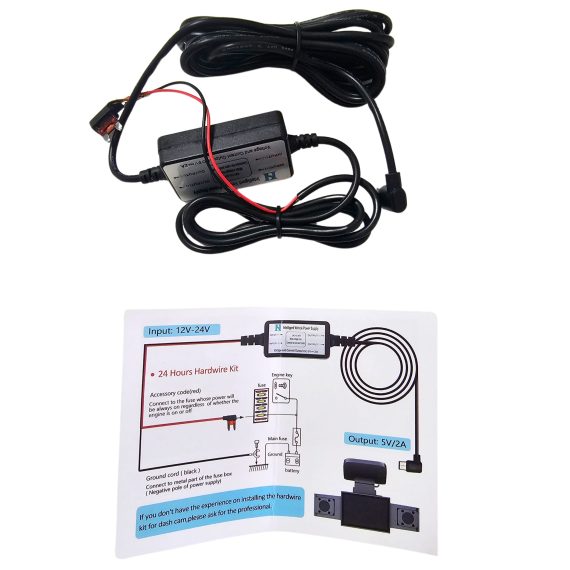 BNETA F300 DashCam 24-Hour Parking Monitor Hardwire Kit - Image 2