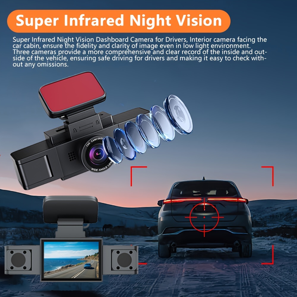 BNETA F300 2MP DashCam – 3 Channel Simultaneous Recording - Image 6