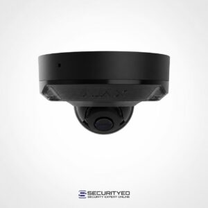 Ajax DomeCam Mini HL 8MP 4mm Black lens and hybrid illumination detail