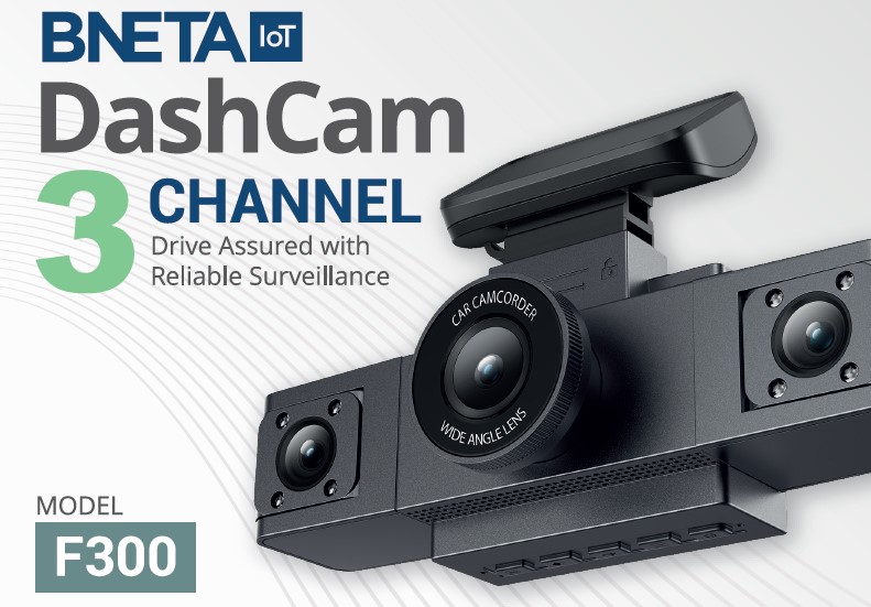 BNETA F300 2MP DashCam – 3 Channel Simultaneous Recording - Image 8