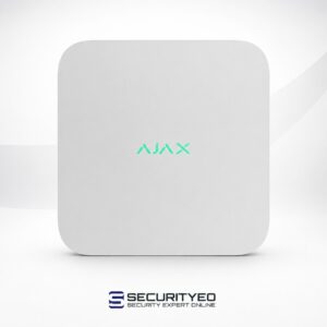 Ajax 8 Channel NVR White excl hard drive front view